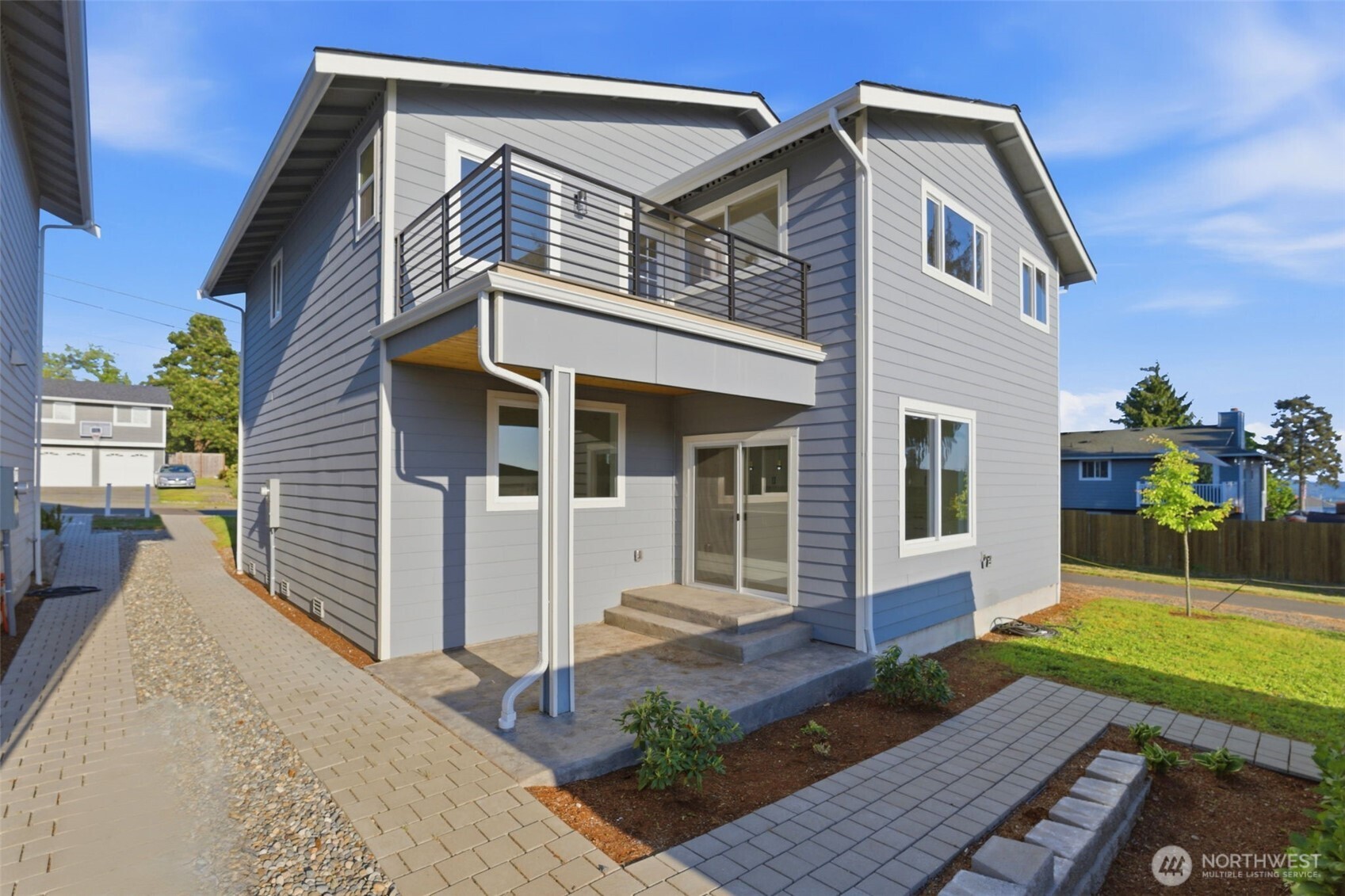 Rear of home