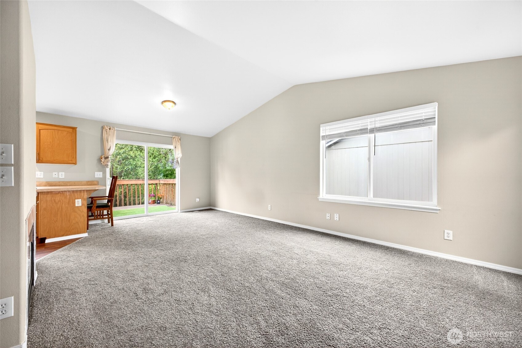 Great room family room view with lots of room for all your furnishings
