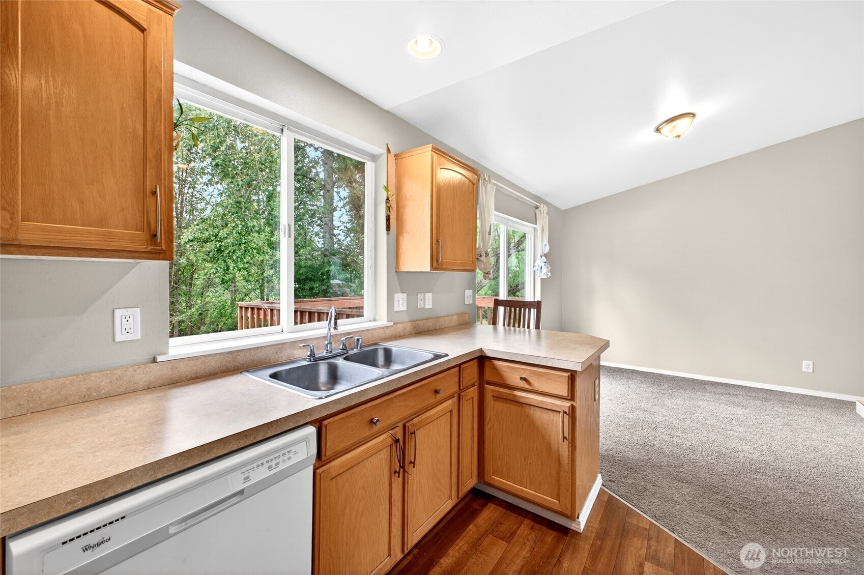 Your kitchen view looking out to nature