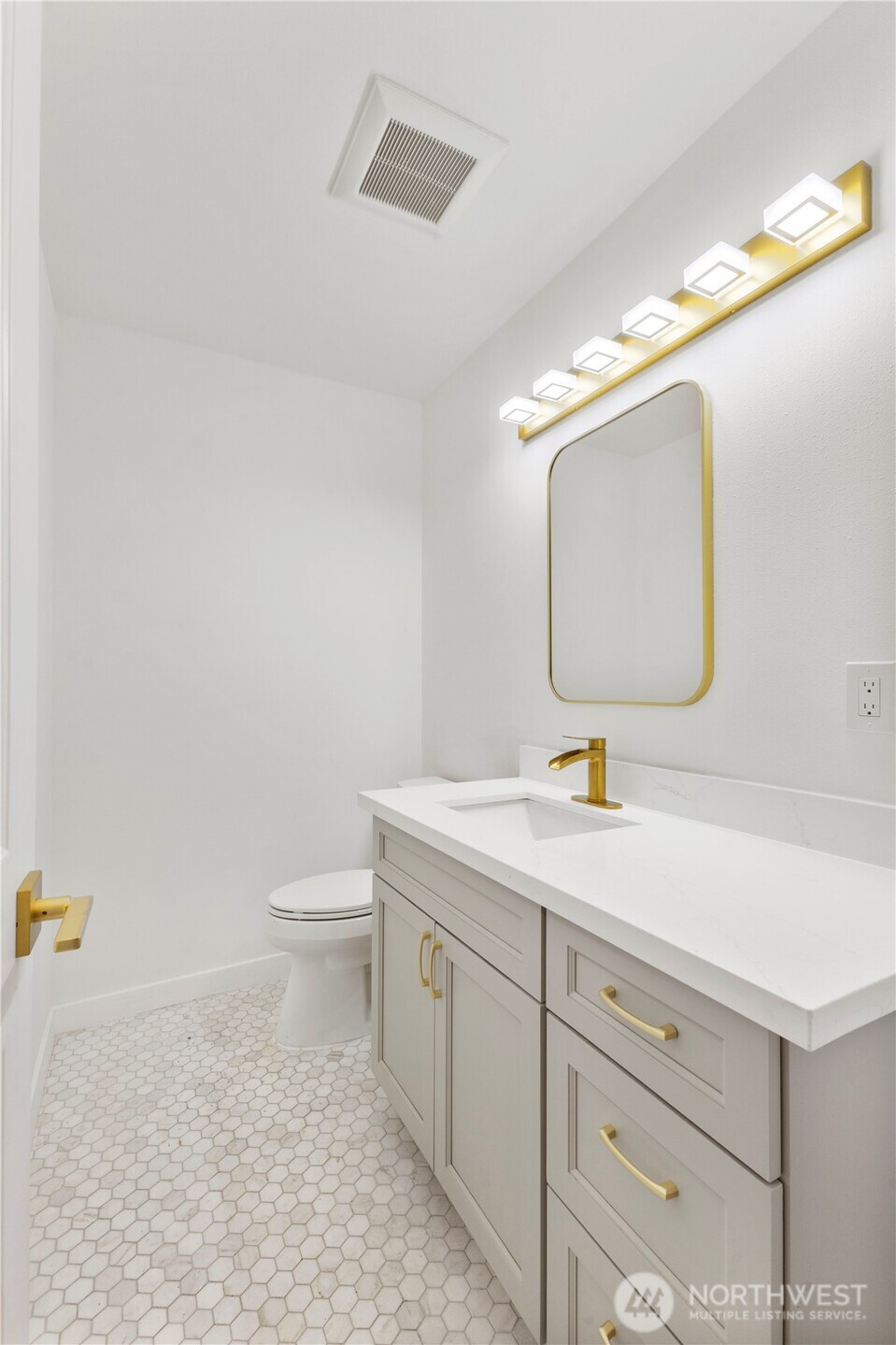 Main floor powder room