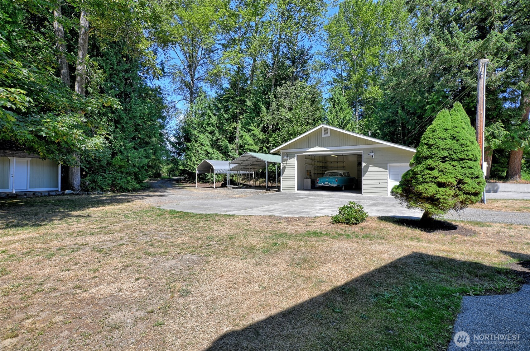 Main Shop & 2 Carports