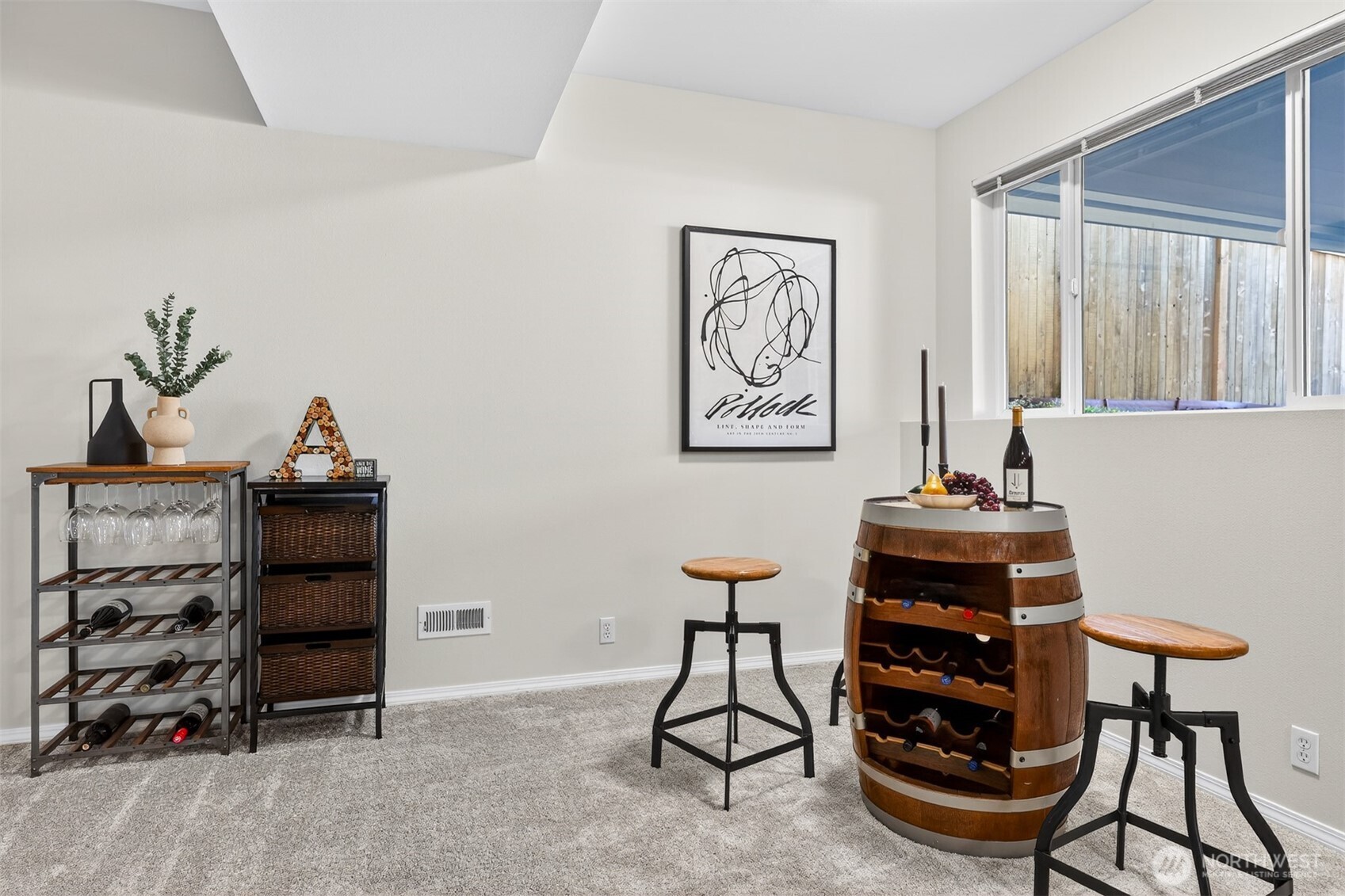 Lower Level - Wine Tasting or Workout area