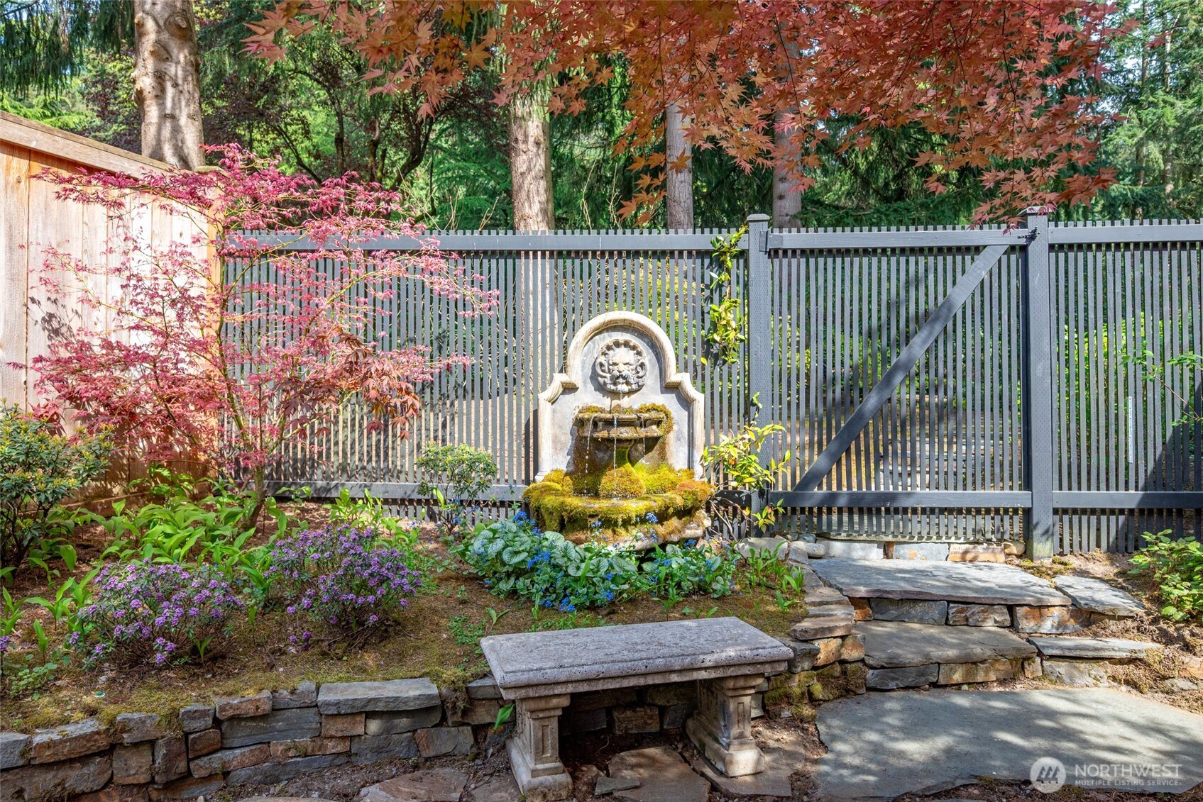 Gazebo is wired for a hot and natural gas.