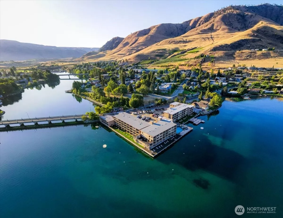 Top-floor condo living at Grandview on the Lake with elevated Lake Chelan views and added privacy.