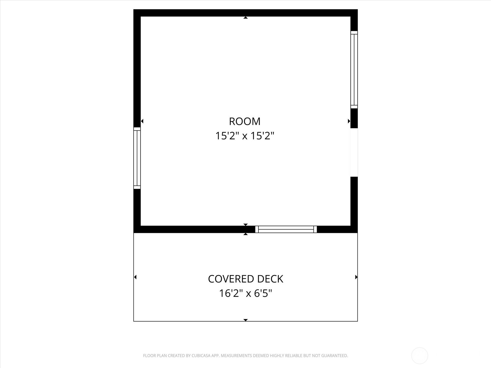 Shop with covered deck