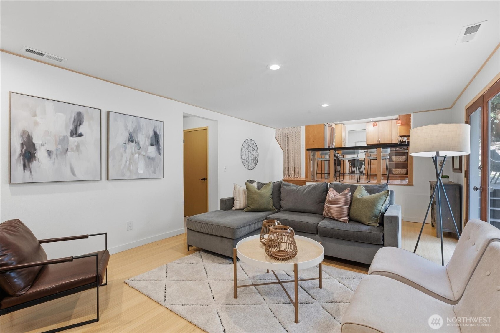 Quiet cul de sac living in Woodinville with beautifully landscaped grounds and greenbelt views