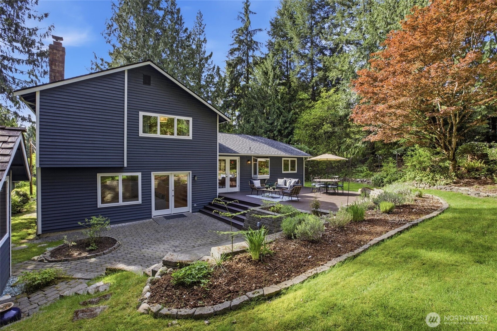 Enjoy tranquil living in this Woodinville home tucked away at the end of a quiet cul de sac
