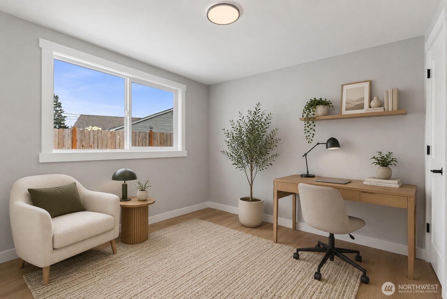 Bedroom #2. Virtually Staged furniture.