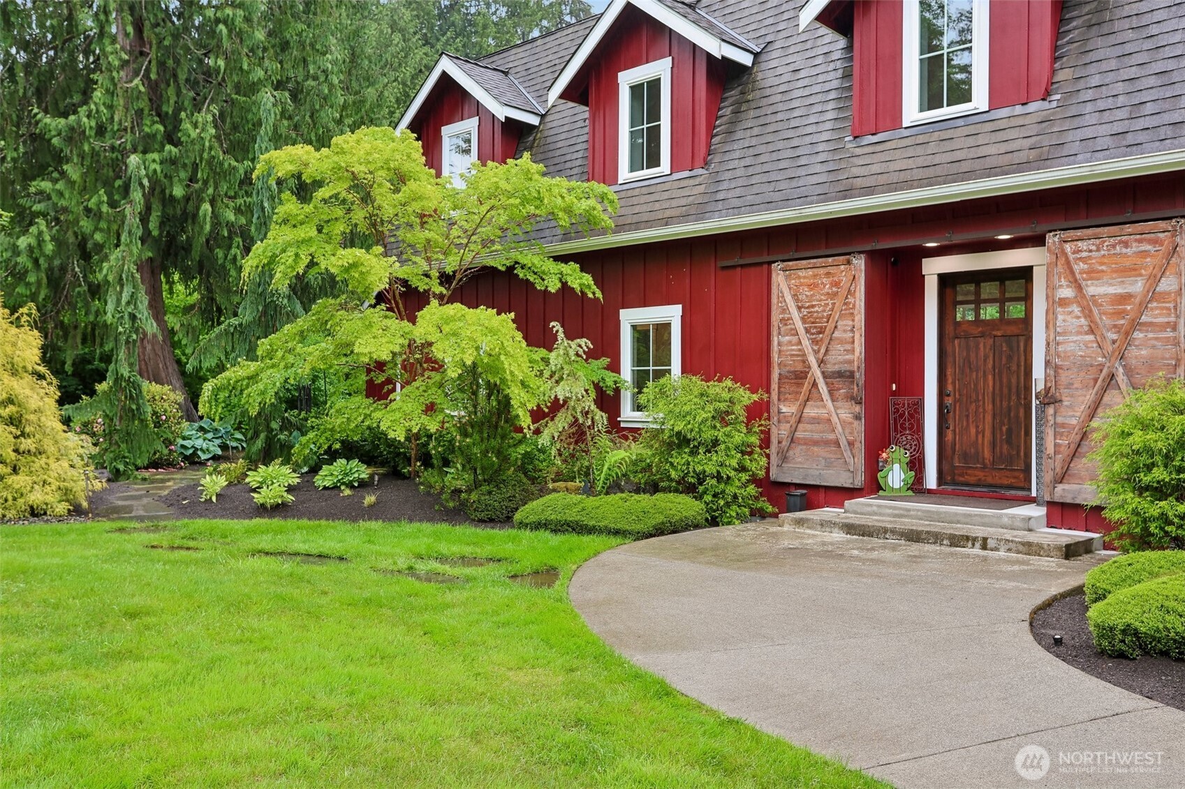 picturesque walkway to front