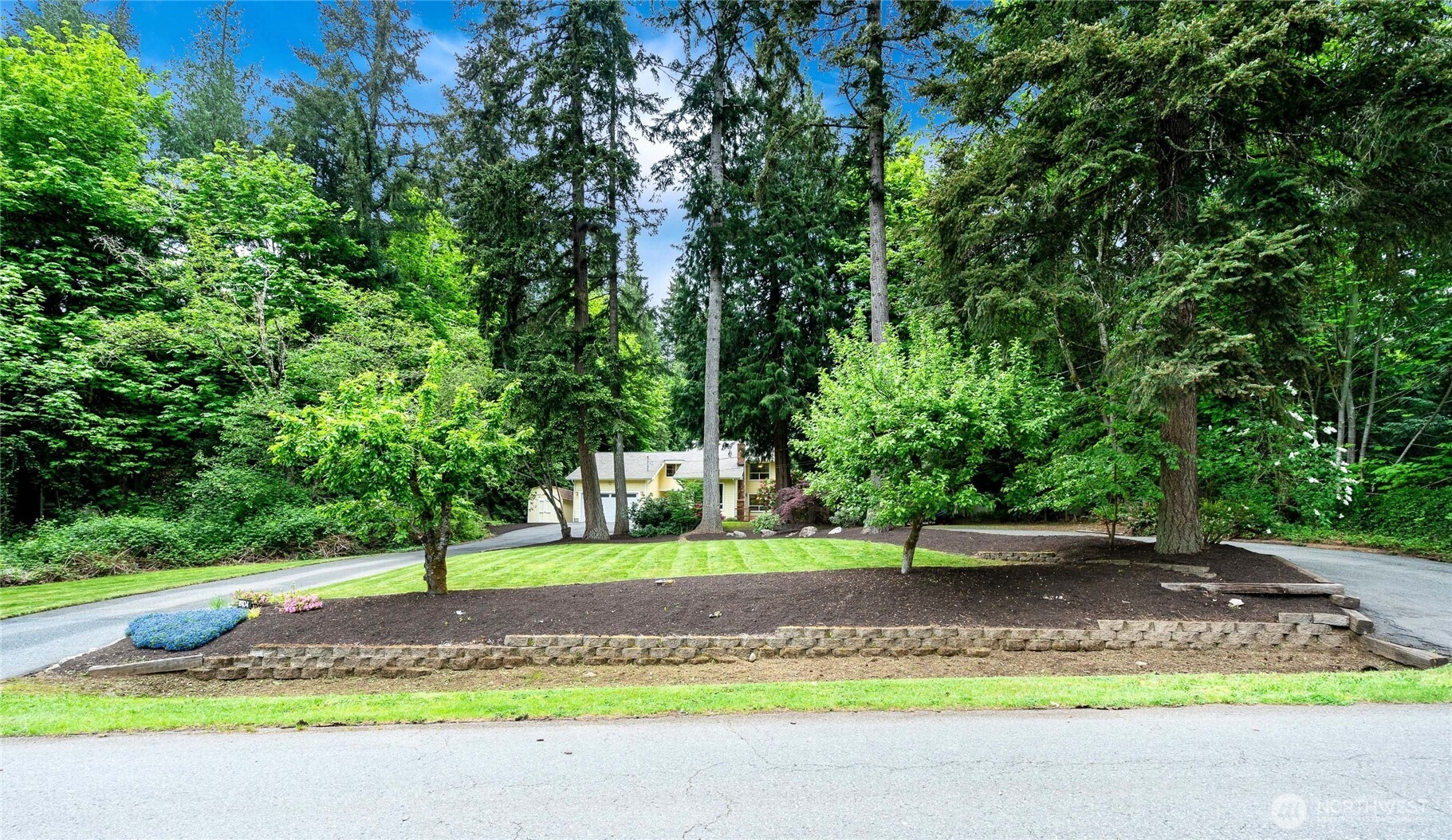 Gorgeous setting set way back off the street and circular driveway