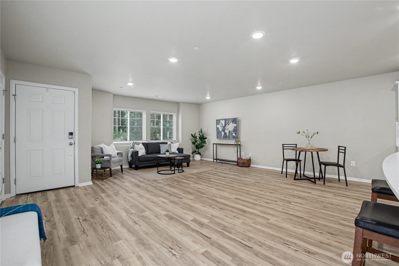 enter onto the NEW LVP flooring