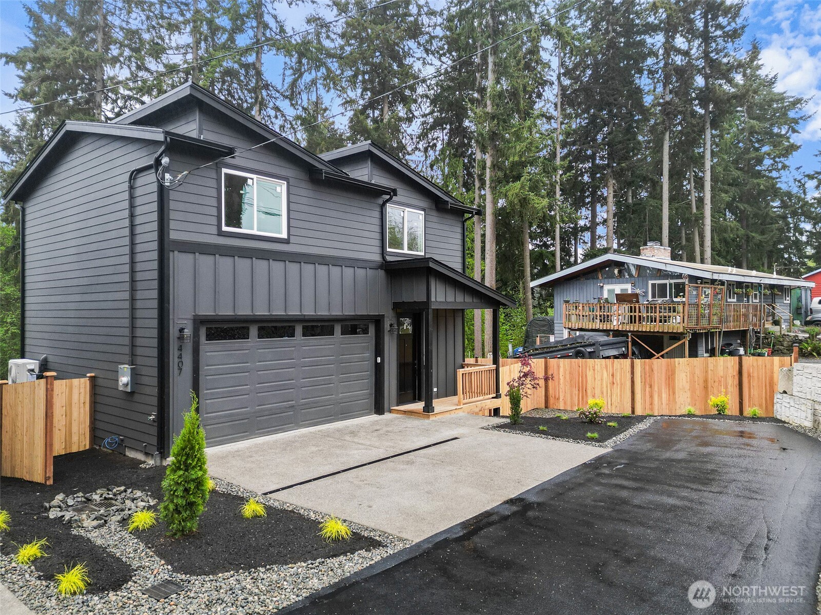 Fenced and Landscaped yard