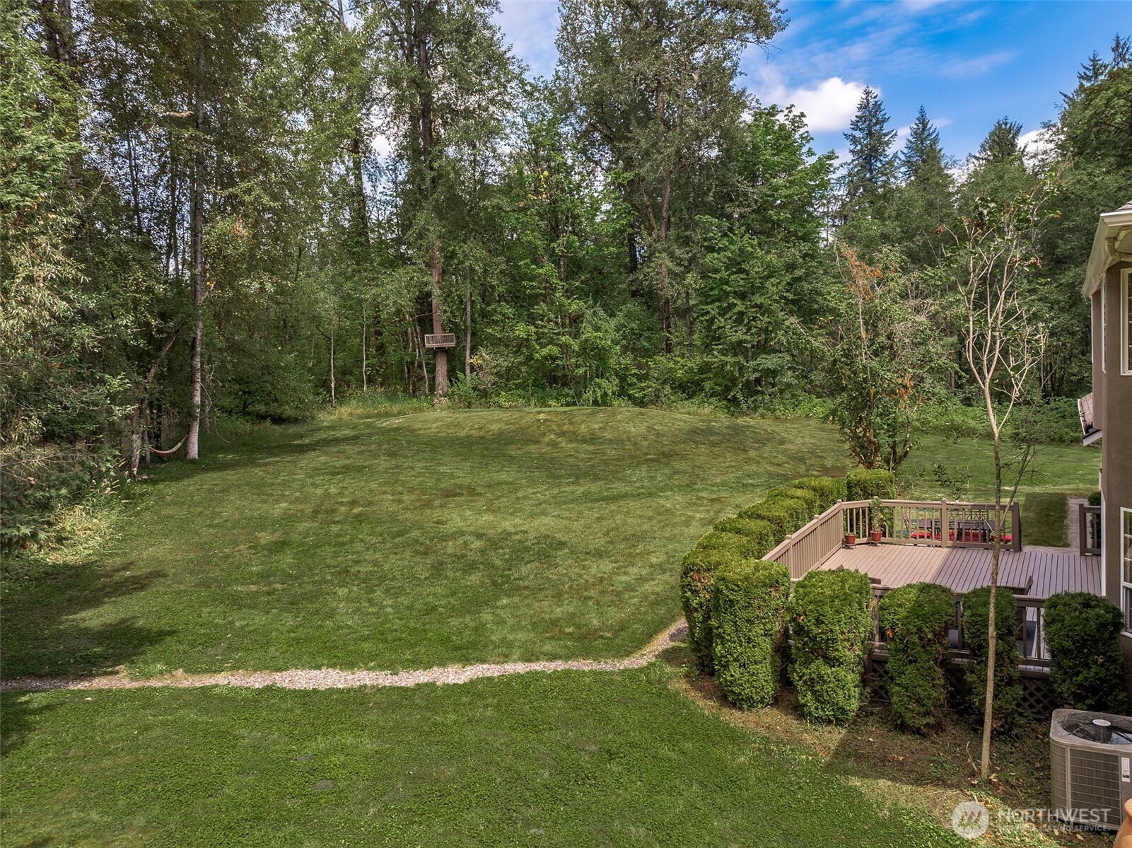 Endless outdoor activities from gardening, fire pit, playscapes, you name it, there is space for it!