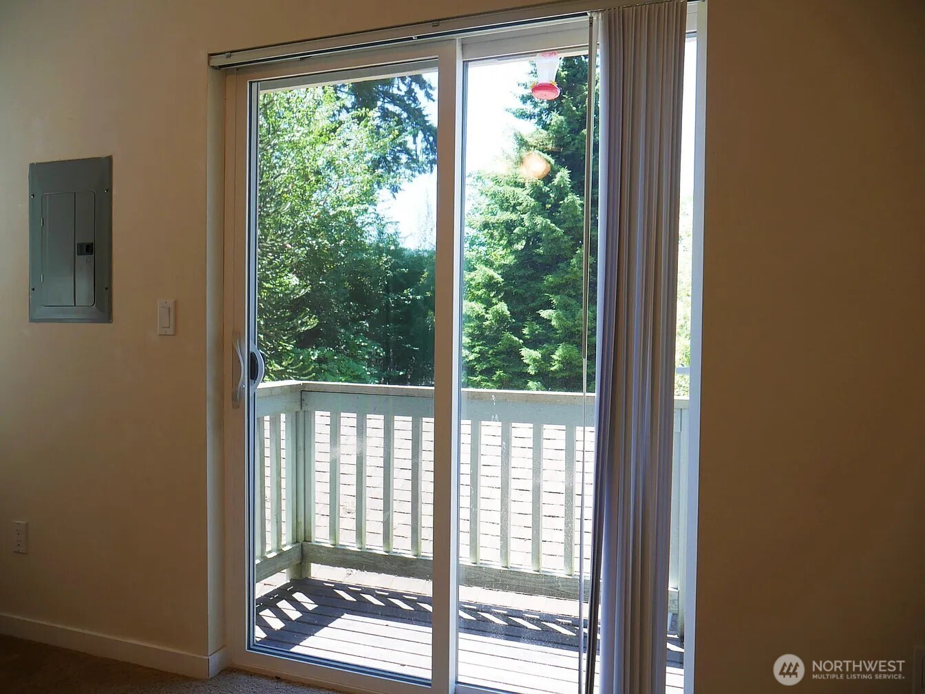 2nd photo of Primary BR shows the 2nd deck for outlooks from your top floor.