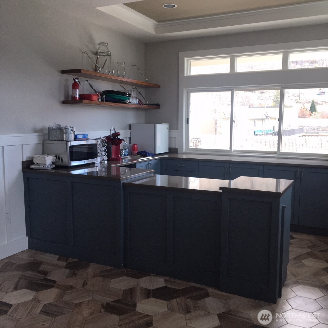 Kitchenette on the main floor for a quick snack or a cold drink.