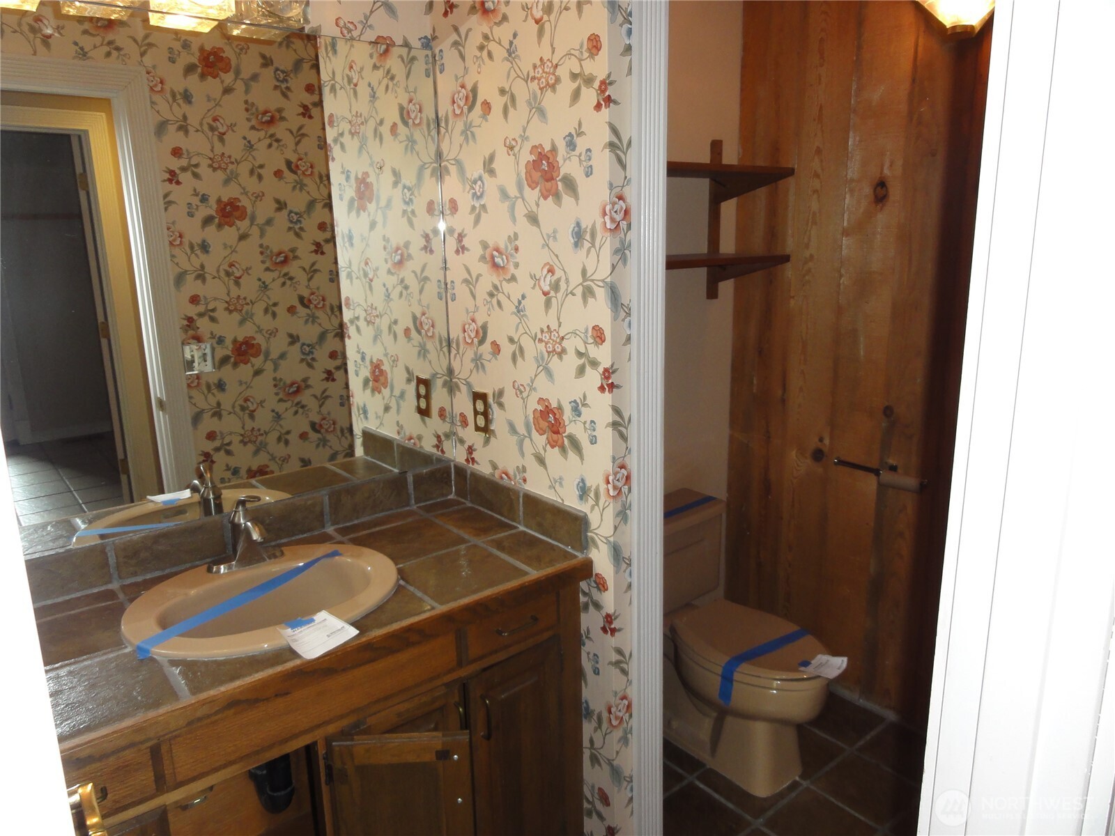 Powder bath on main level.