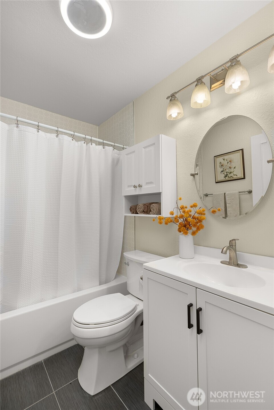 Spacious walk-in closet in the primary suite