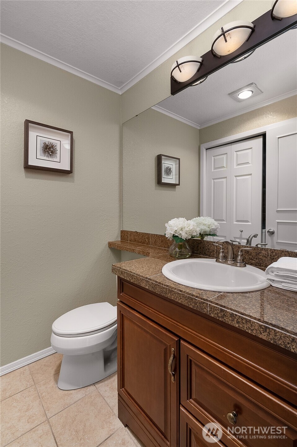 Additional view of the breakfast nook, offering seamless access to the updated kitchen and powder room