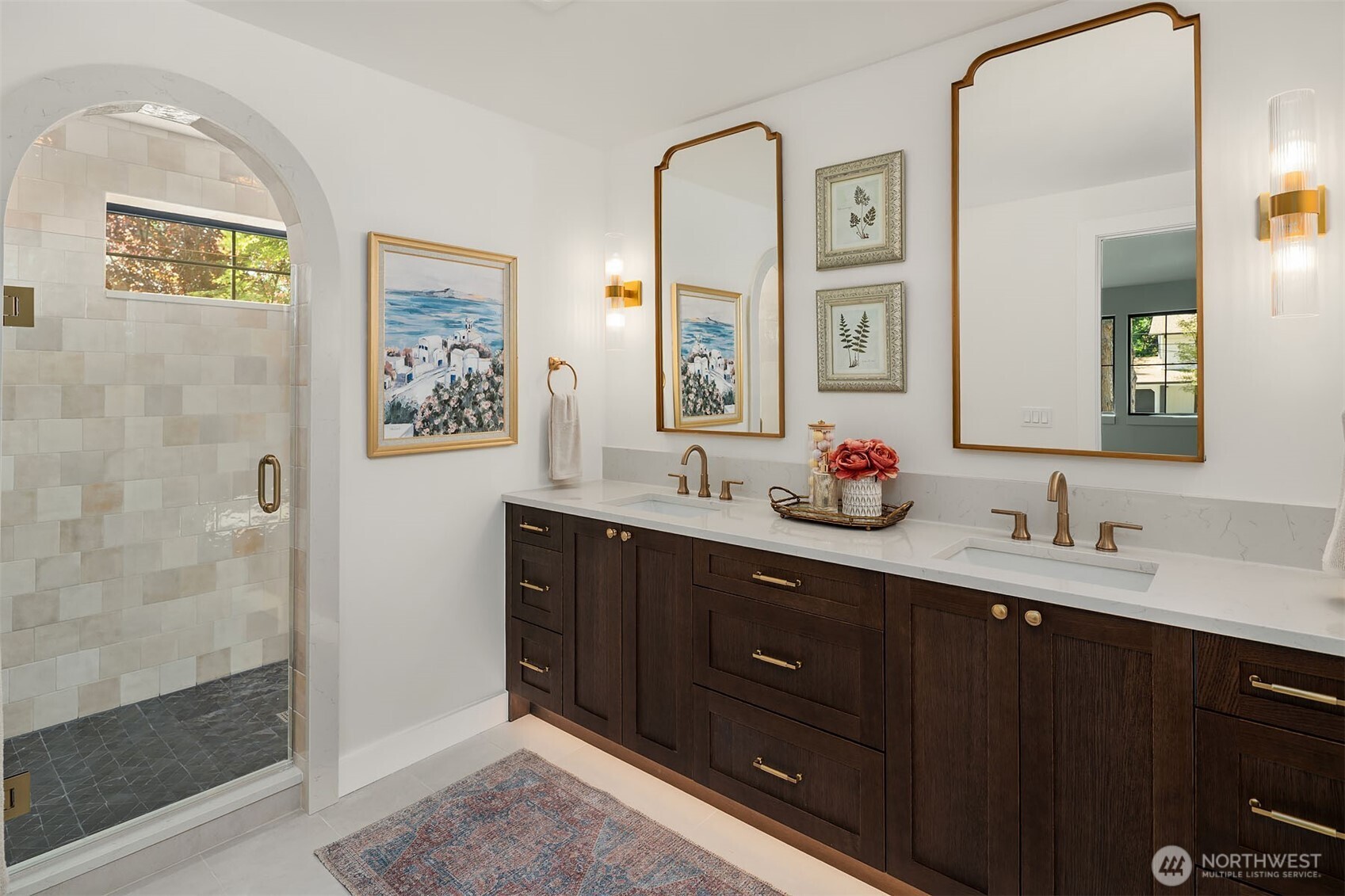 Stunning primary bathroom