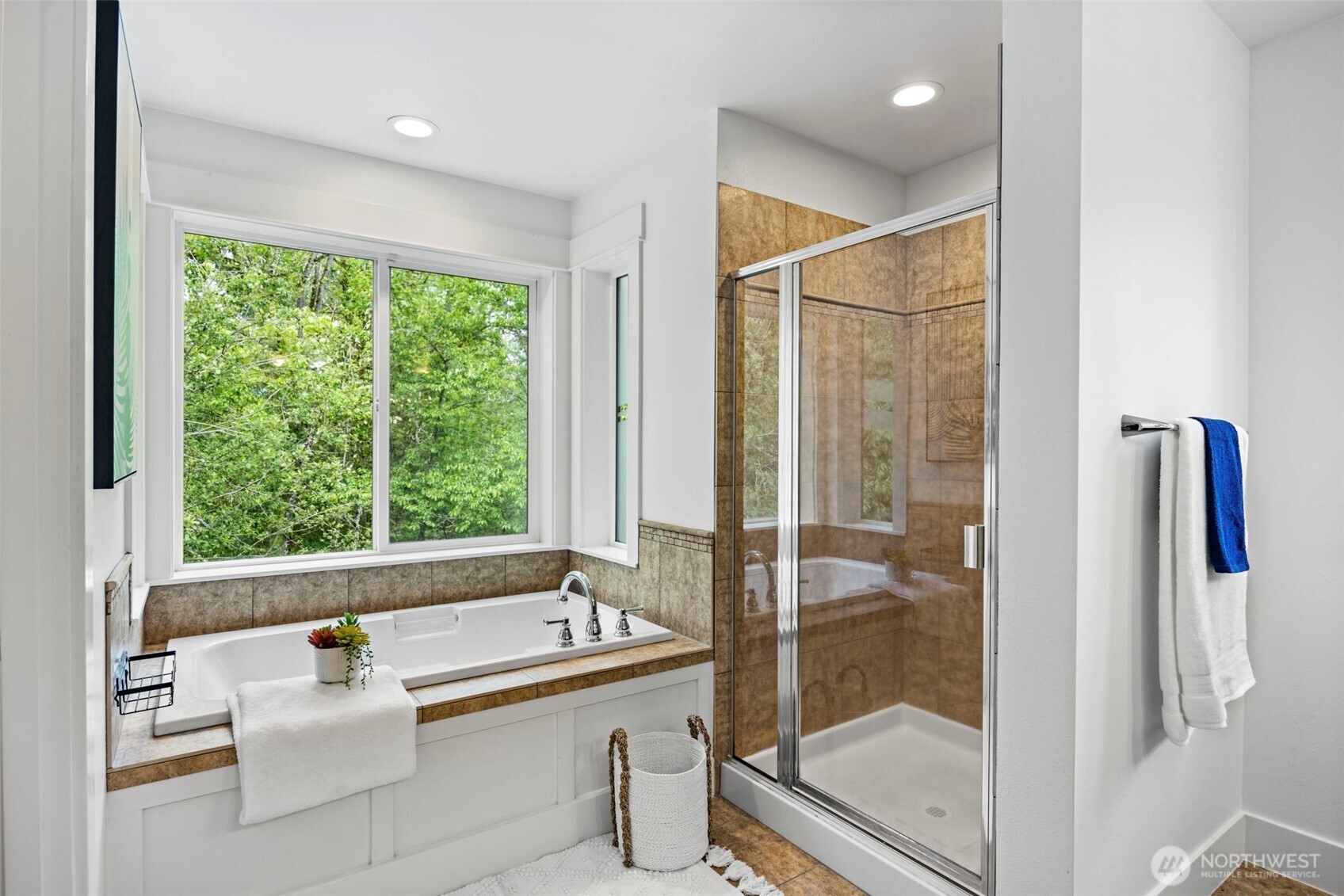 No need to keep pulling blinds as nature is your neighbor here