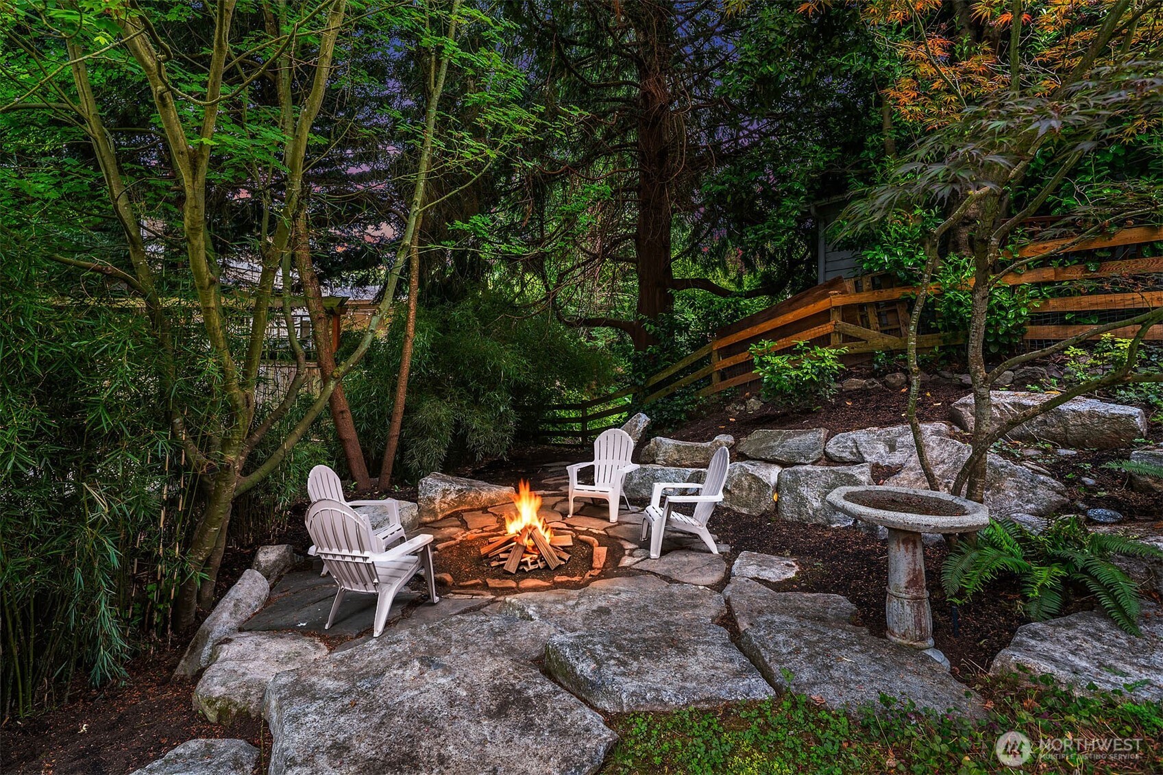 One of the beautiful spaces for outdoor living
