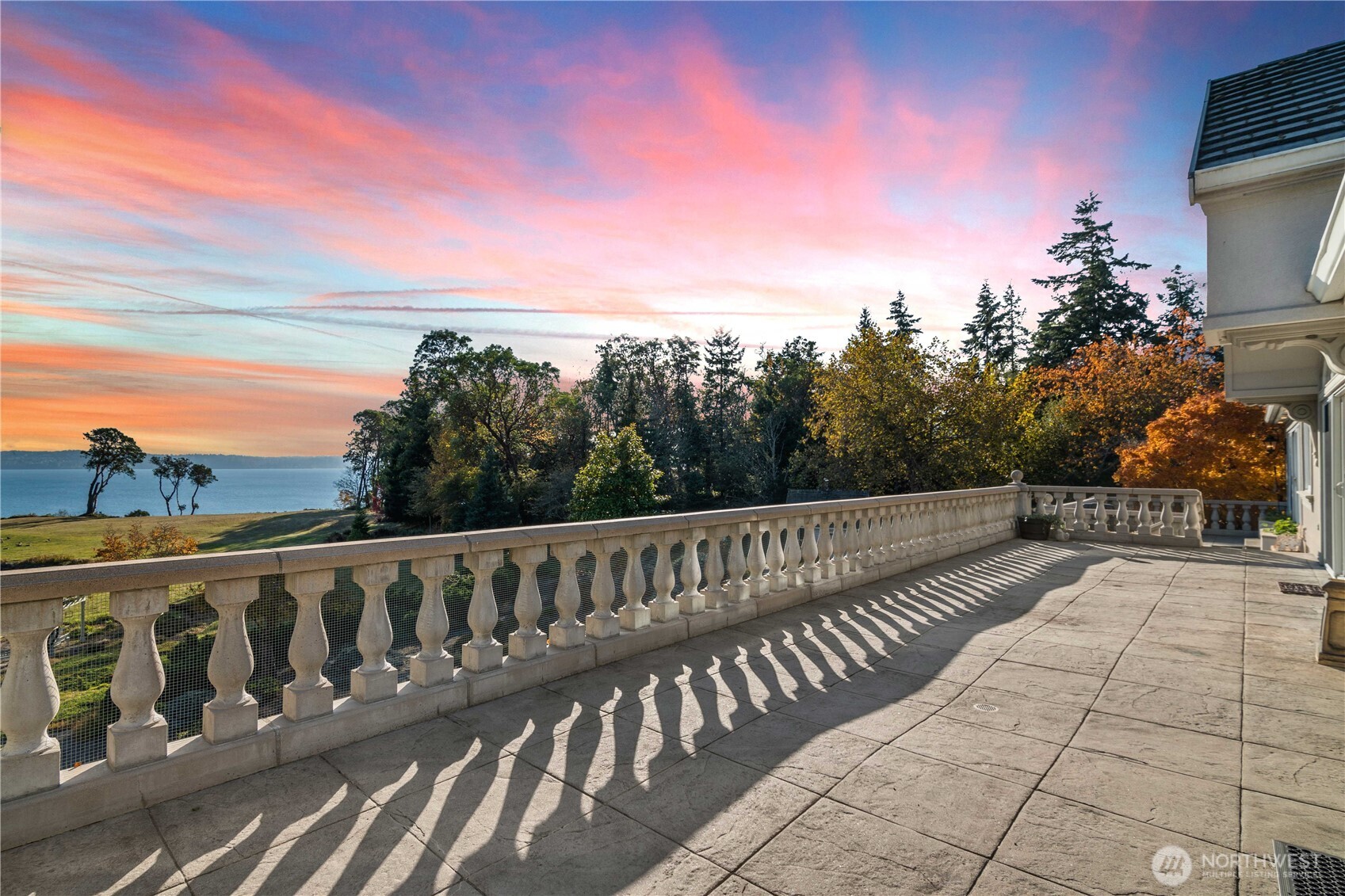 Expansive terraces and view decks