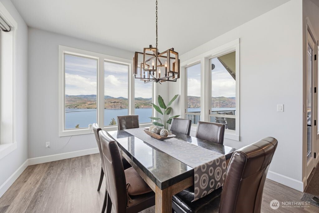 Additional views off dining room. Luxury Core-tech vinyl planked flooring