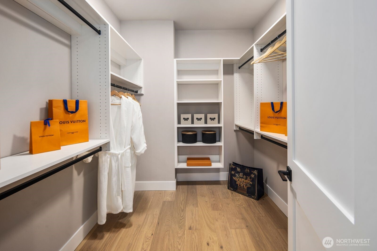 Primary closet.