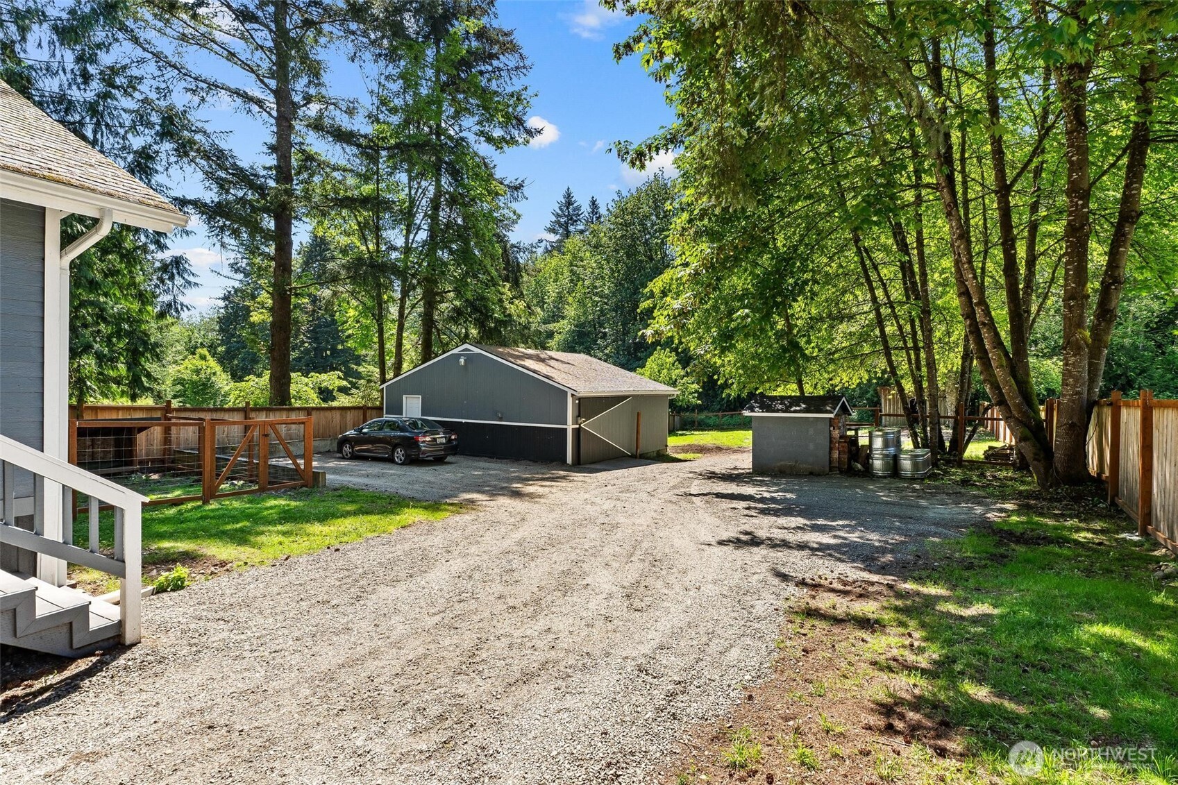 Peaceful setting with no HOA and exceptional privacy.