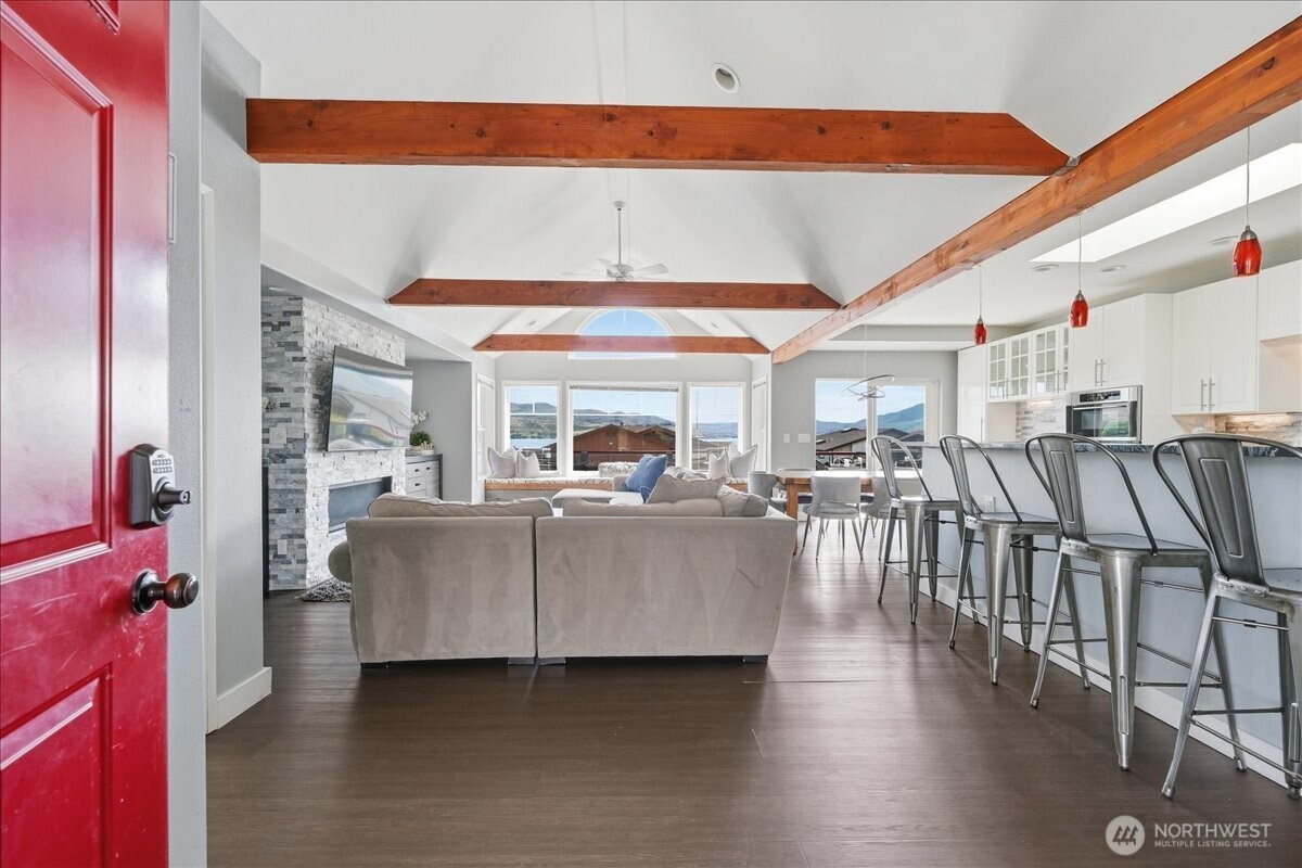 Step inside the spacious. open design