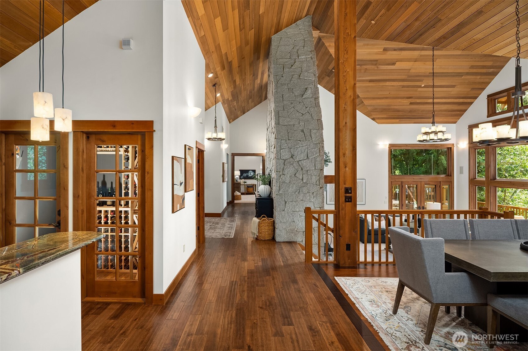 Chef's kitchen, recently refinished.