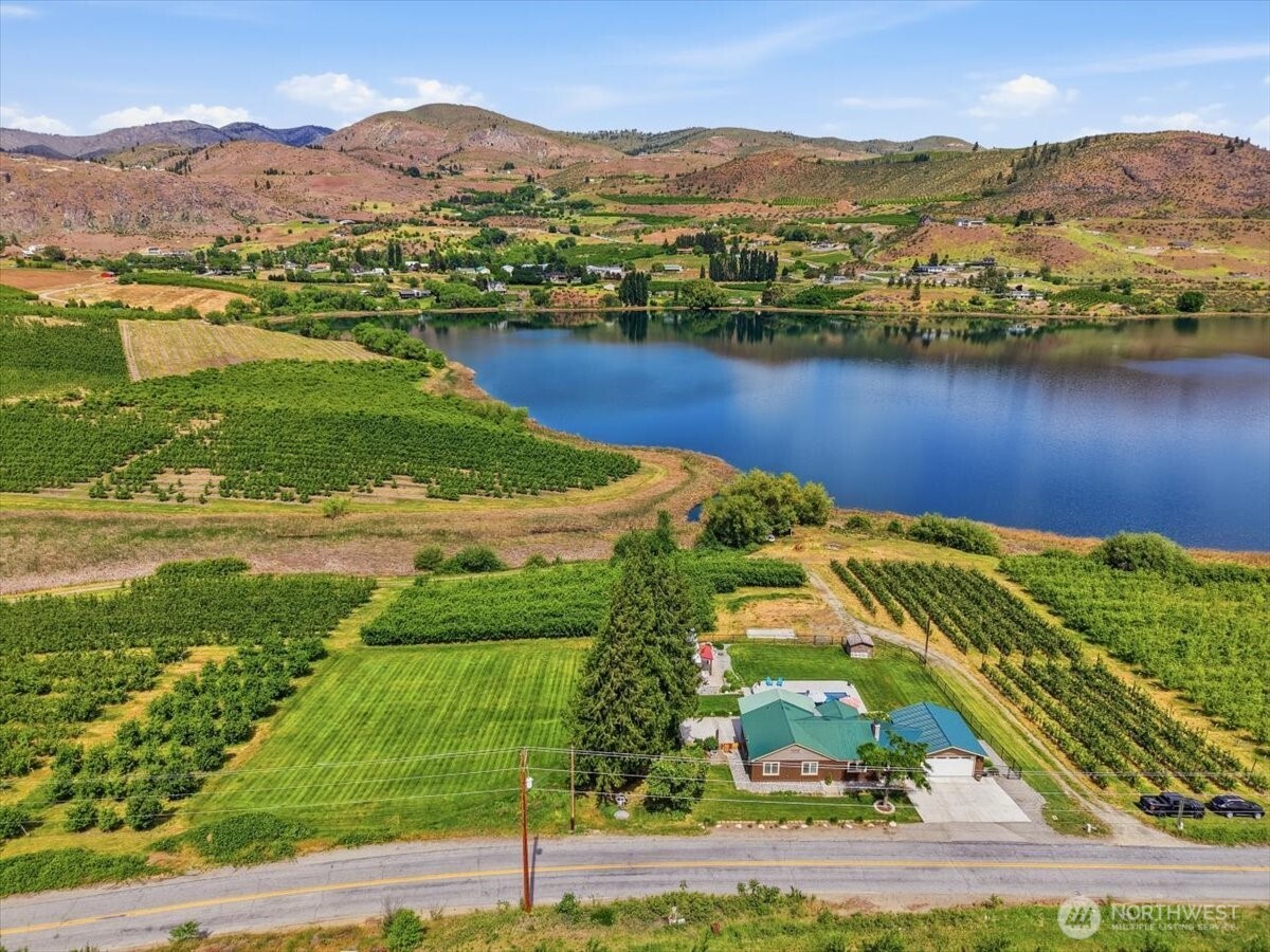 Drone footage of full 1 acre property