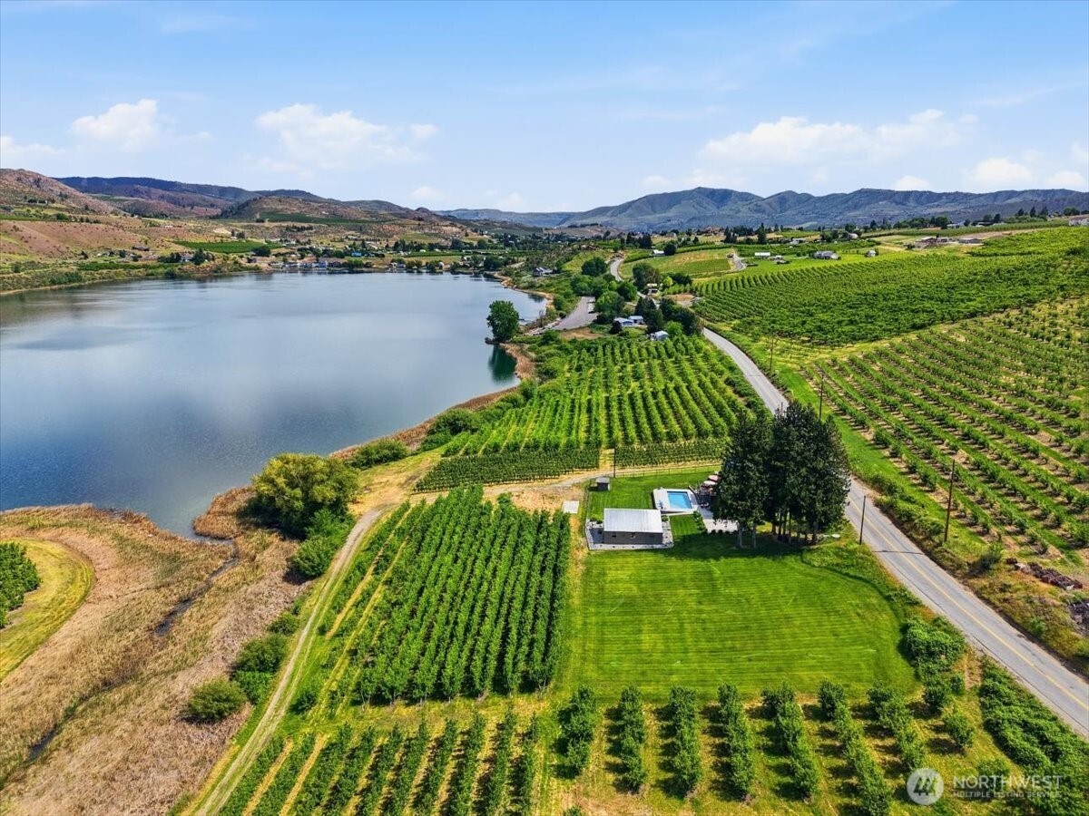 Drone footage of full 1 acre property