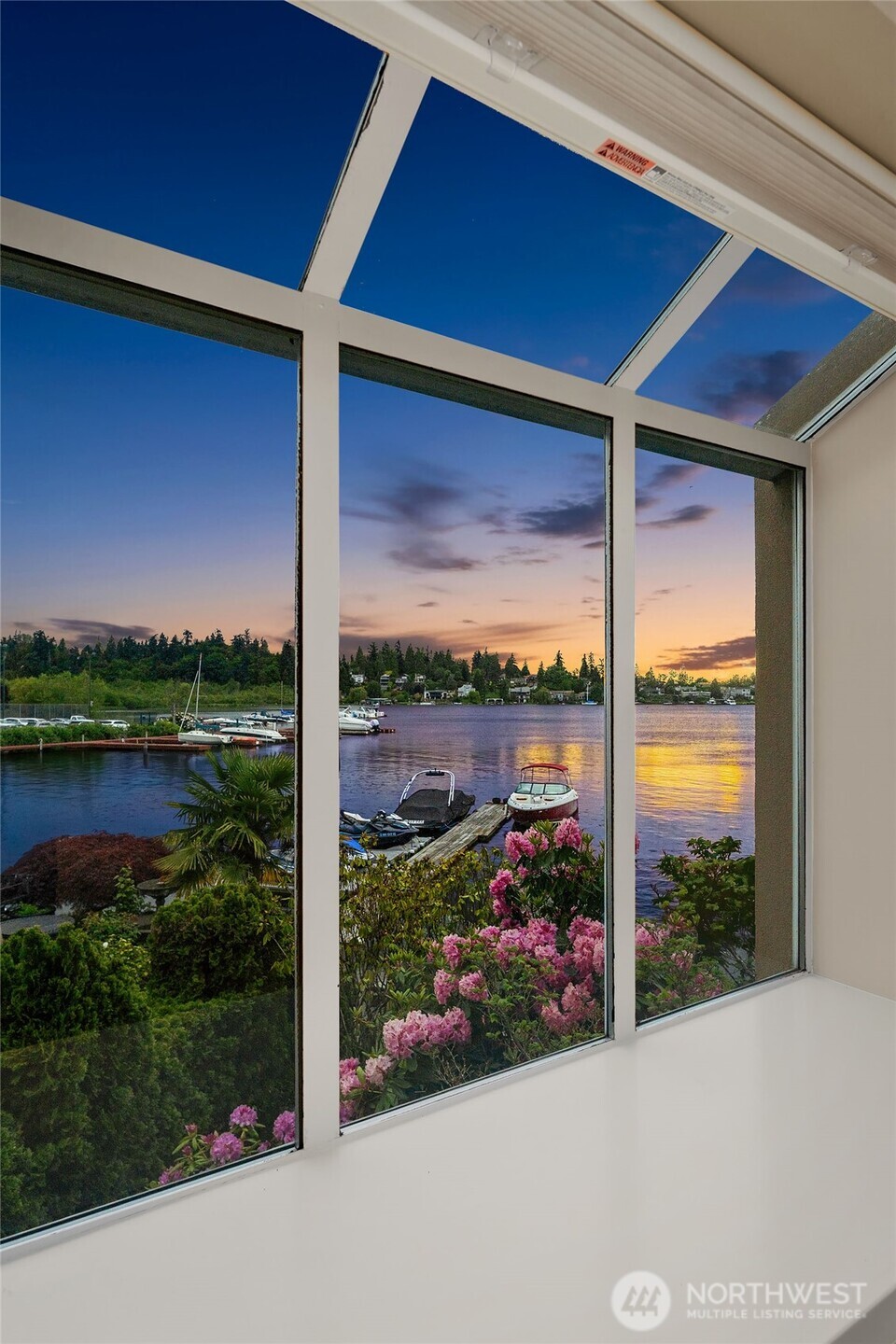 The guest room view.