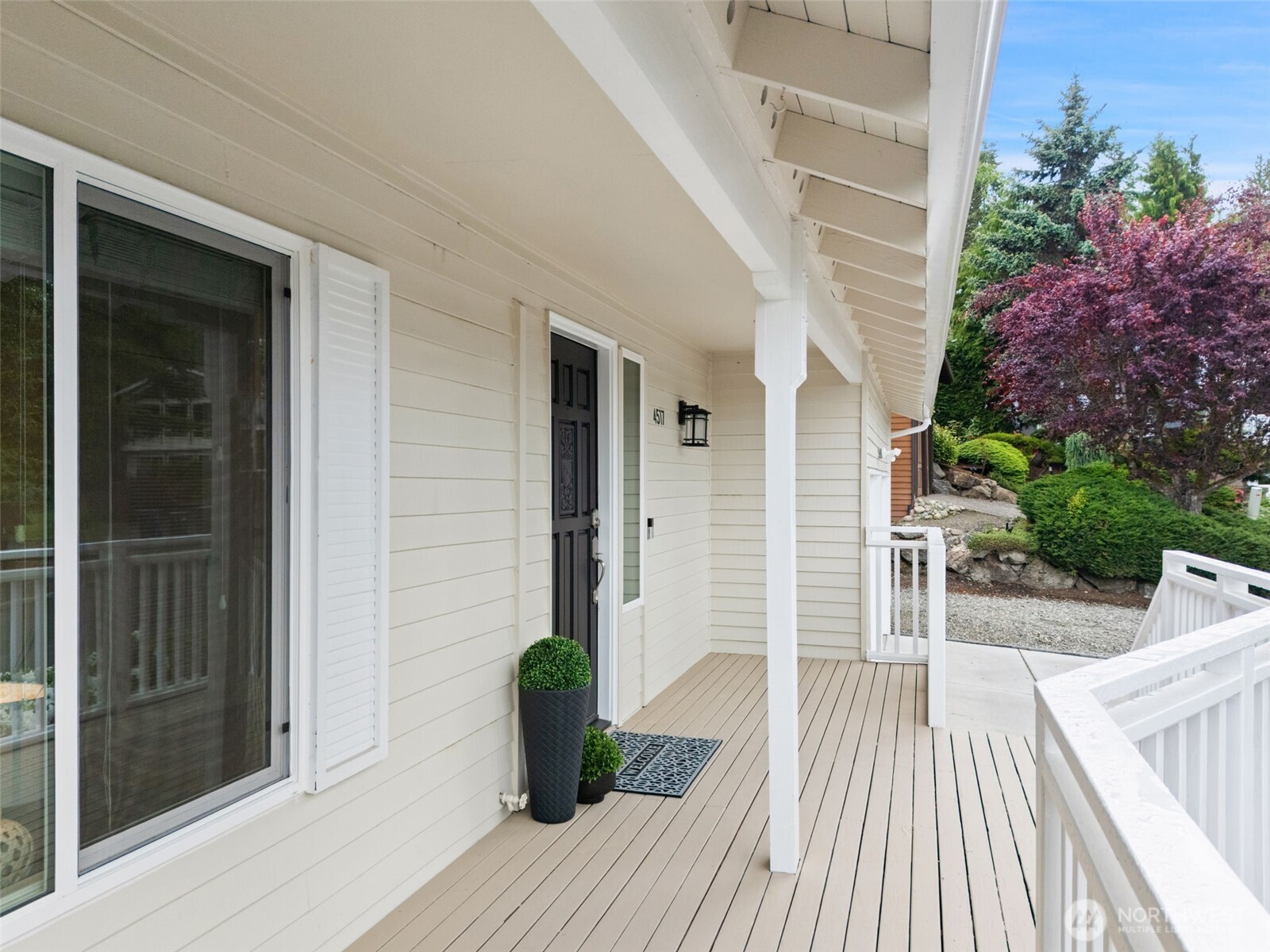 Open & Sunny Front Deck