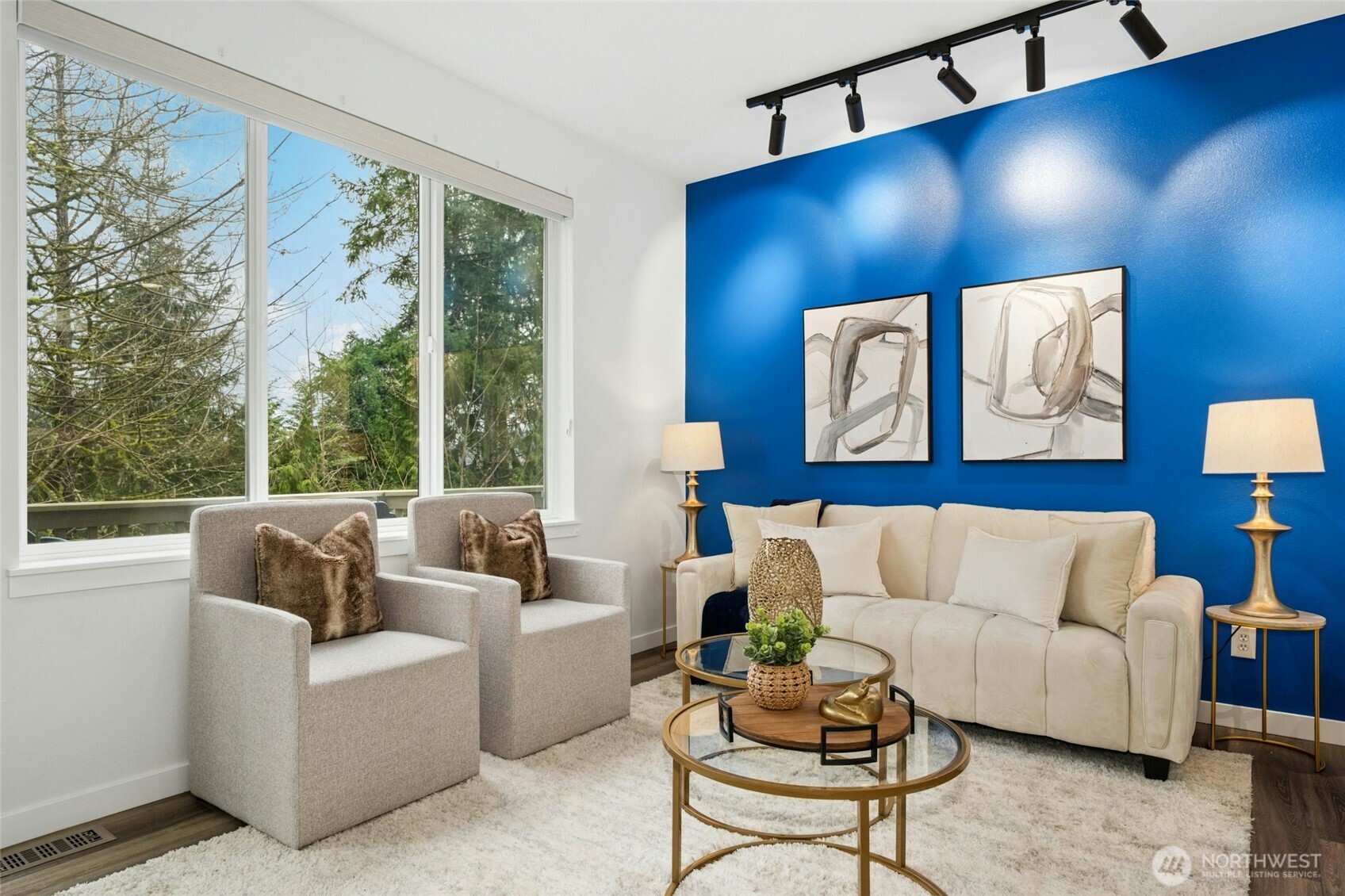 Cool, trendy accent walls add personality