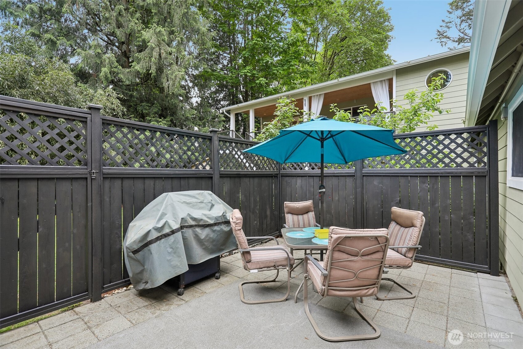 Private patio