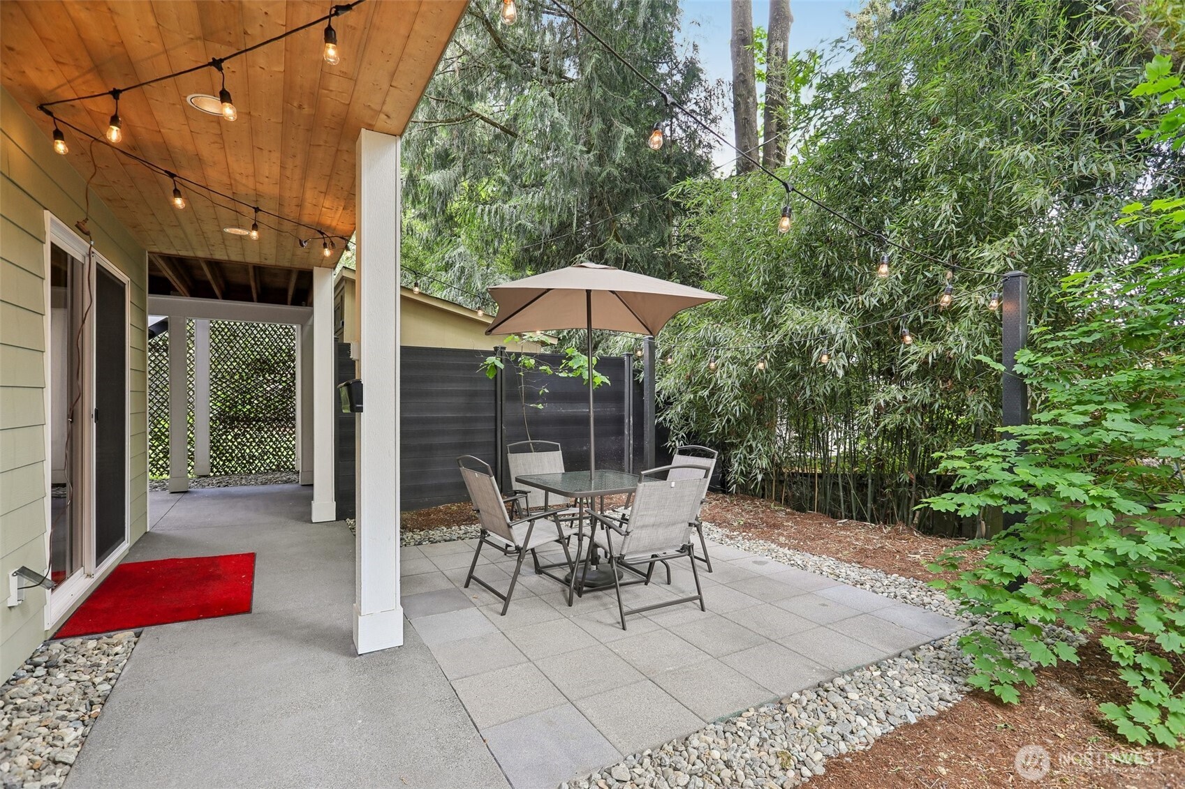 Private patio access