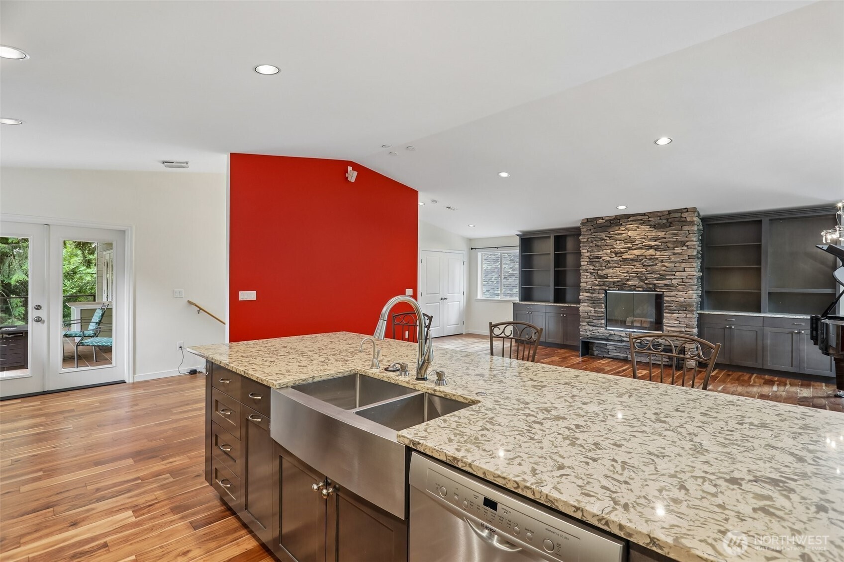 Upstairs kitchen