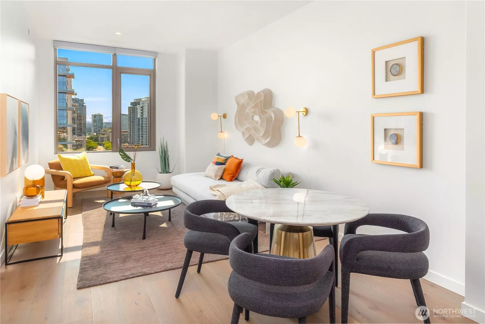 Brand new one bedroom MARI Select residence in the preferred NW corner of Downtown Bellevue, minutes from Bellevue Square.
