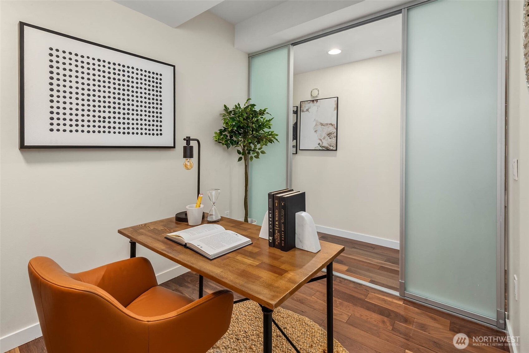 Make this your own:   -Private home office  -In-home gym  Hobby/craft room  -Cozy home library  -Guest room