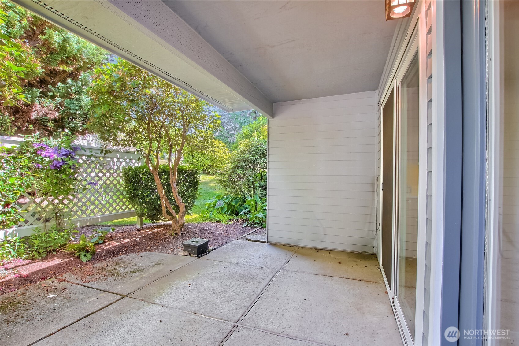 Enjoy your private side patio.