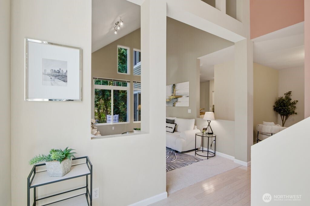 You're welcomed by an airy foyer with an open-concept layout!