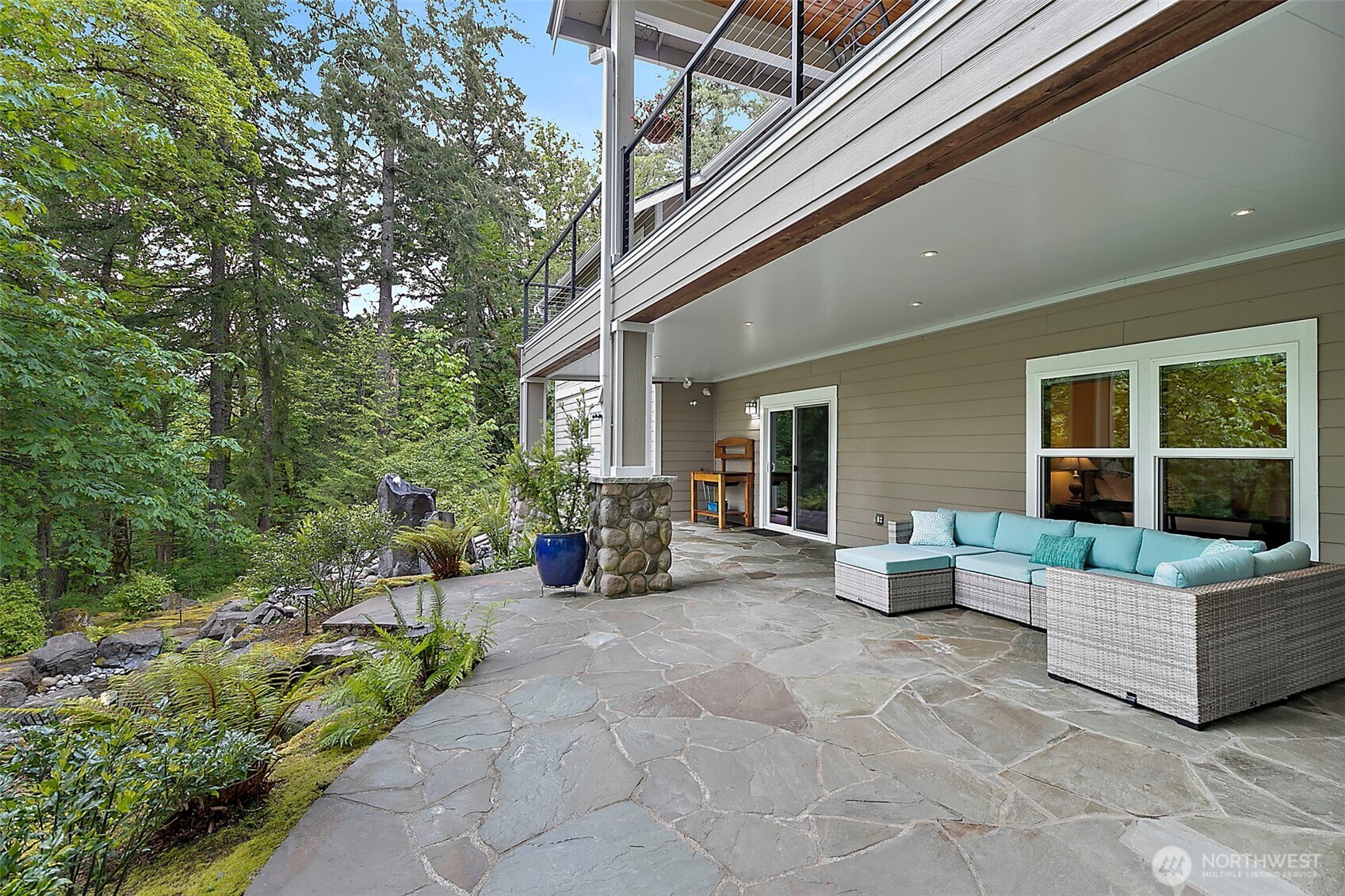 Lower level patio