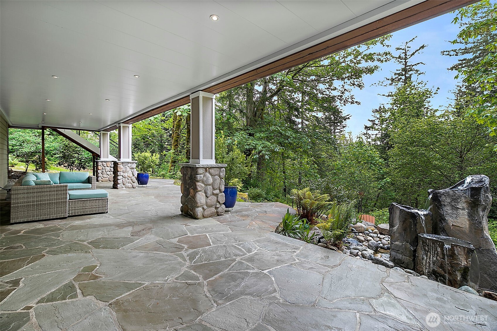 Lower level patio