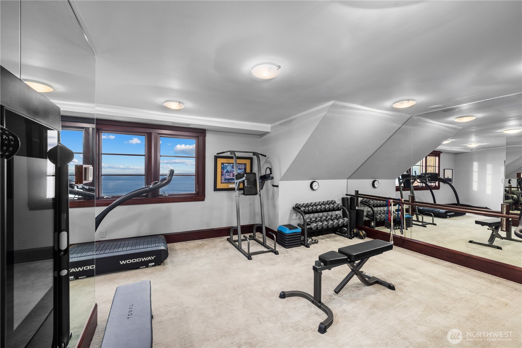 Owner's gym, conveniently above the primary suite.