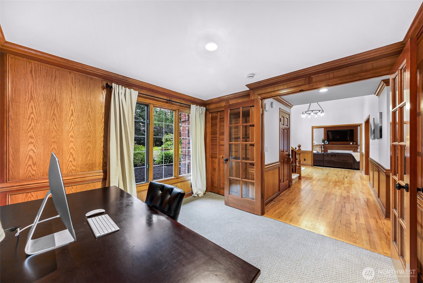 Main large office/den off entry.