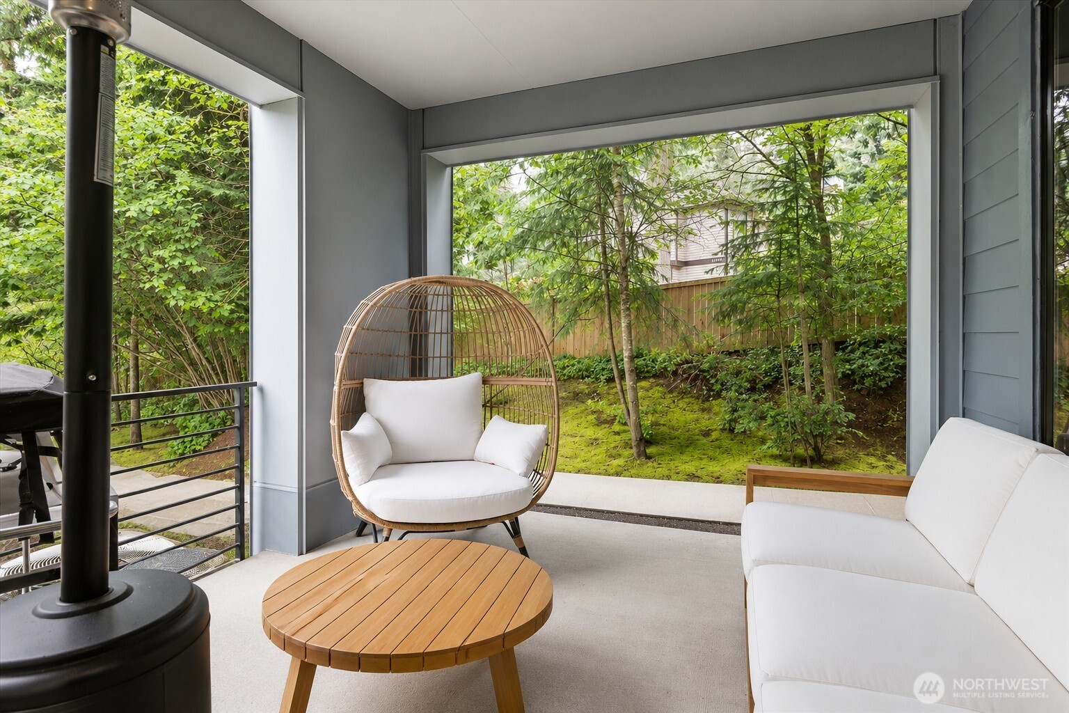 Private patio for entertaining