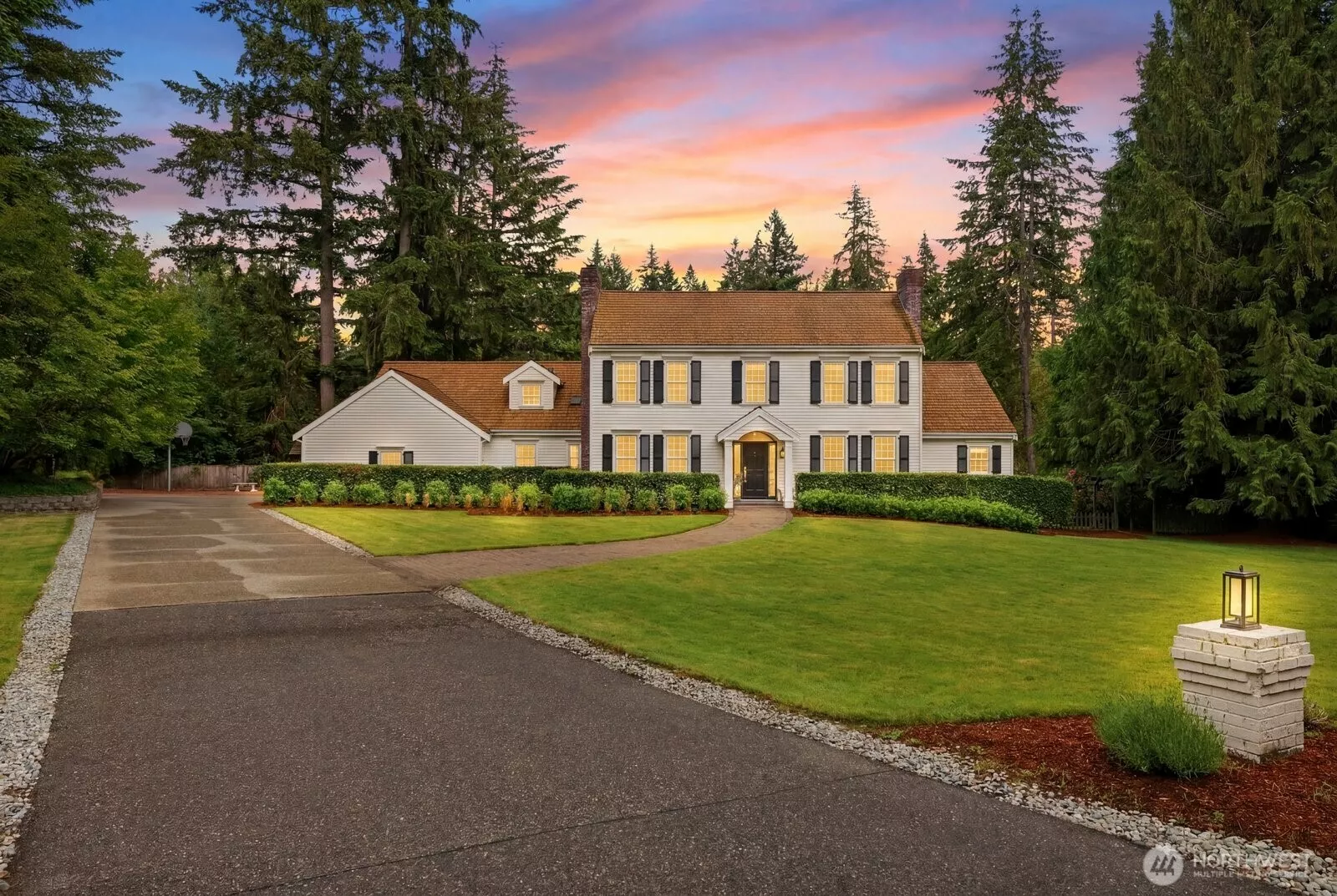 Nestled within the prestigious Lake of the Woods community, this exceptional custom-built Center Hall Colonial has been meticulously transformed into a refined luxury retreat.