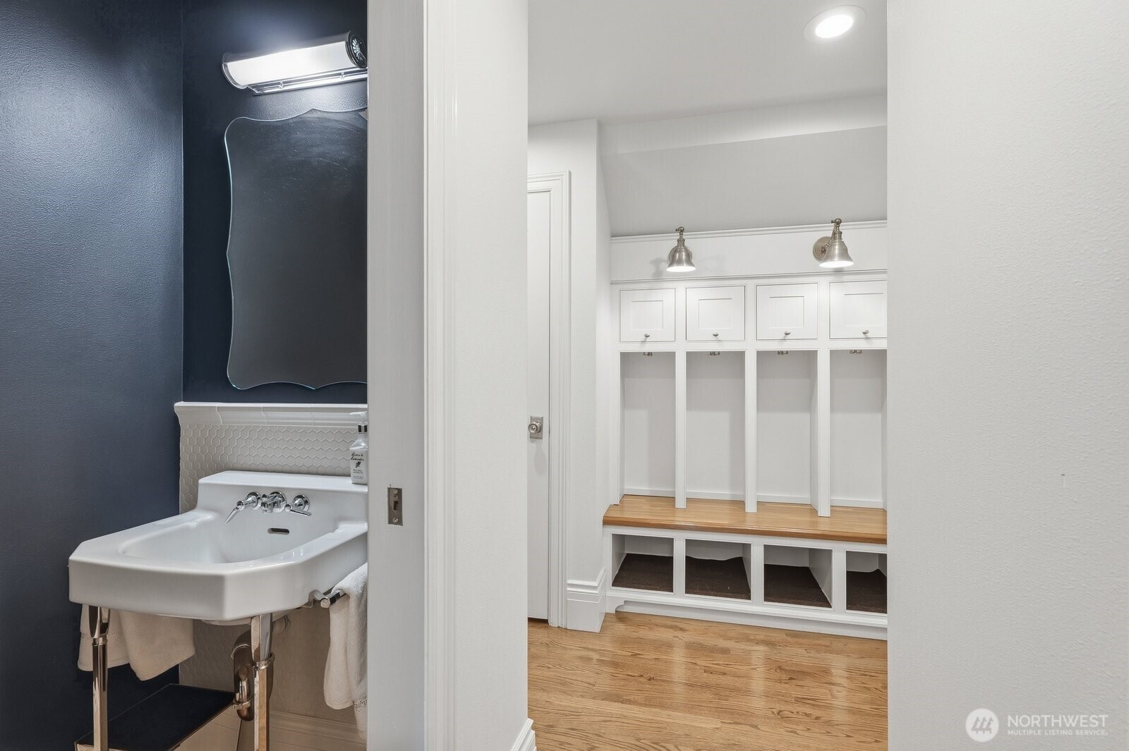 Second 1/2 bath near the laundry room.